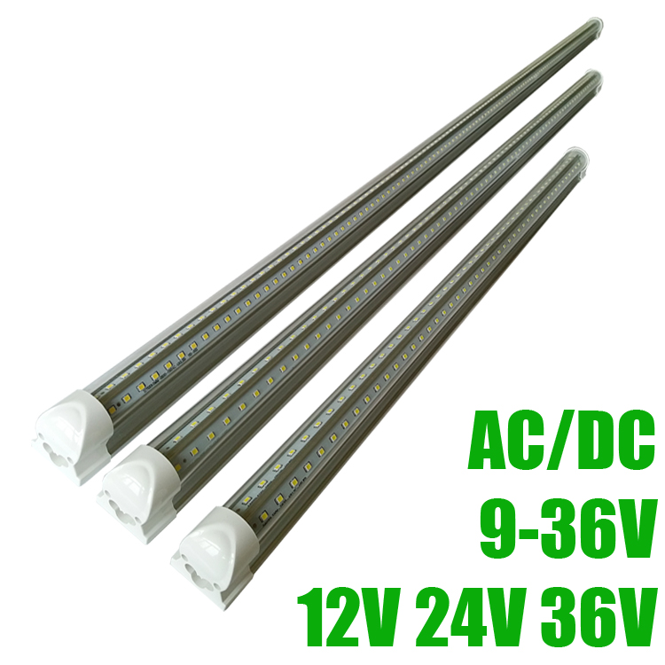 

4 ft DC24V LED Tube T8 18W Integration Lower Voltage DC12V LED Tubes light Cold White 6000-6500K 36V Cooler led lights fluorescent bulbs