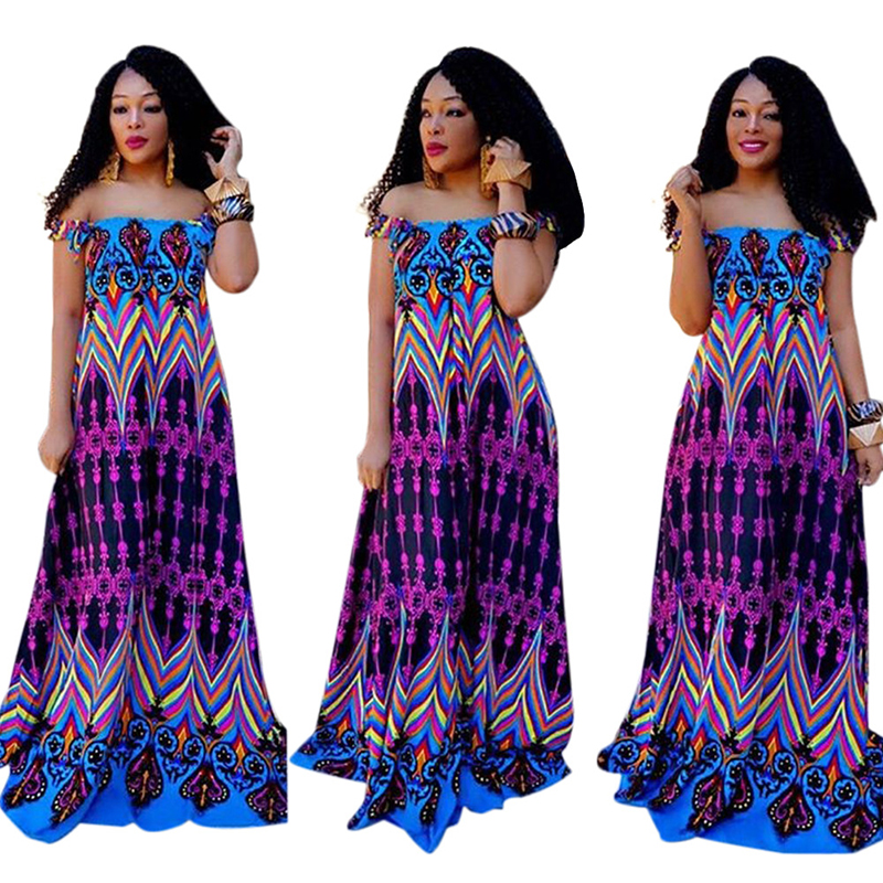 african print peplum dresses