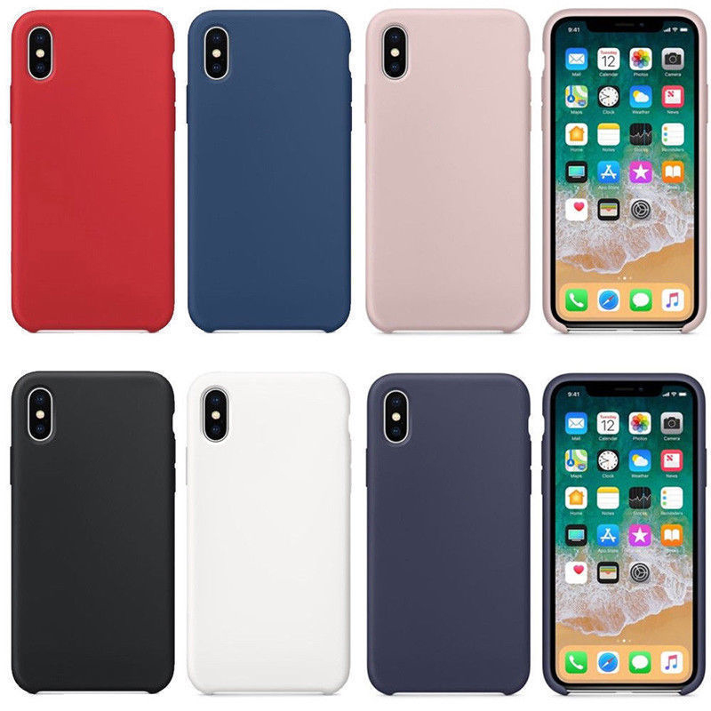 

For iPhone XS Max XR X 8Plus 7Plus Cover Shockpoof Genuine Quality Silicone Case