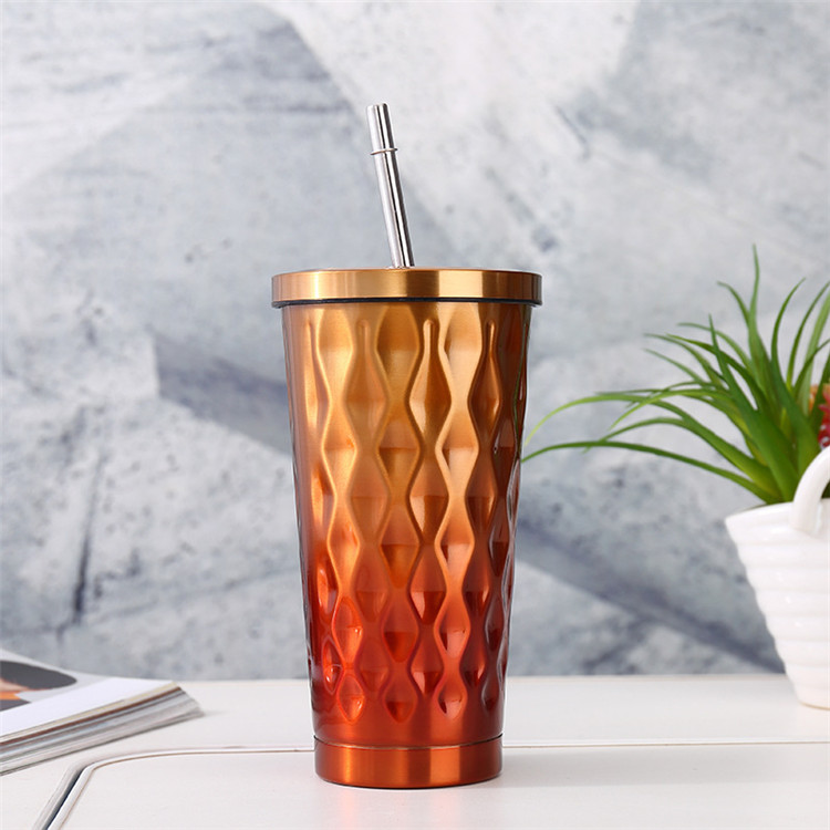 2020 Starbucks Water Tumbler Coffee Tumbler 16oz Fashional PVD Plated