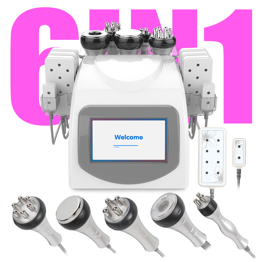 

7 in 1 Tripolar Radio Frequency Skin Lifting Body Contour Beauty Equipment Cavitation Ultrasonic Lipo Laser Fat Removal Slimming Machine