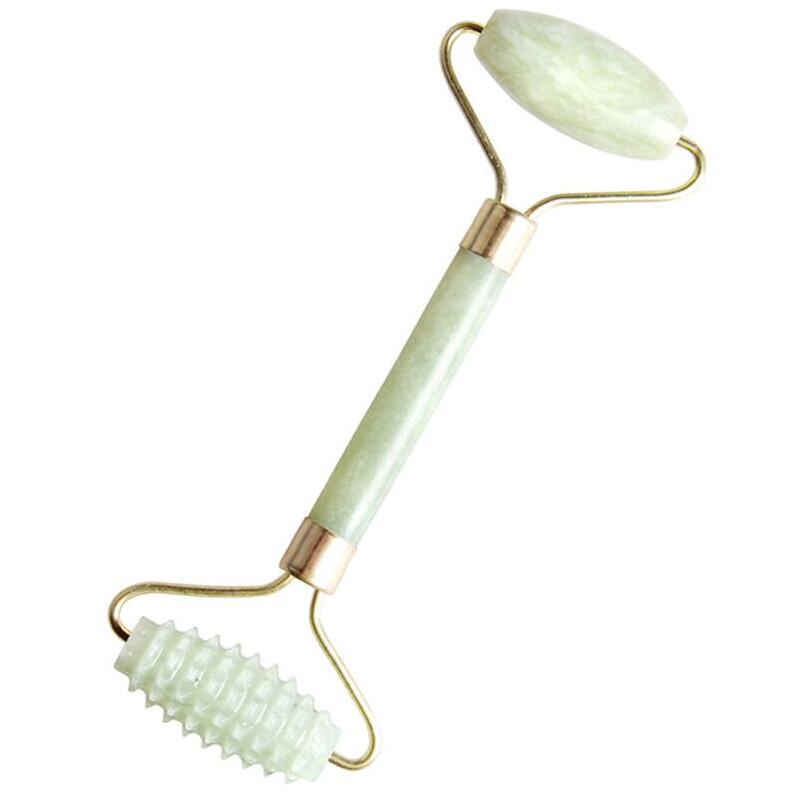 Jade Stone Needle Derma Face Arms Neck Massage Roller Ancient-Face-Body-SPA-Massage Roller Facial Massager Jade Thin face beauty device-image-410616851