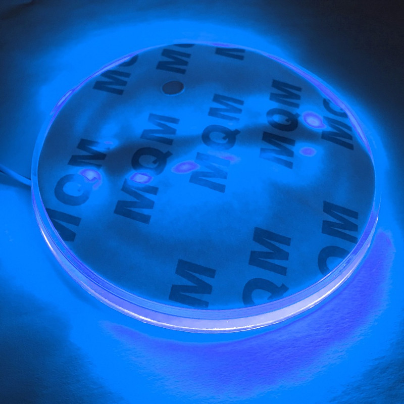 

2D Car Led Sticker Logo Badge Emblem Light Lamp 12V White Red Blue Color ForBM-W