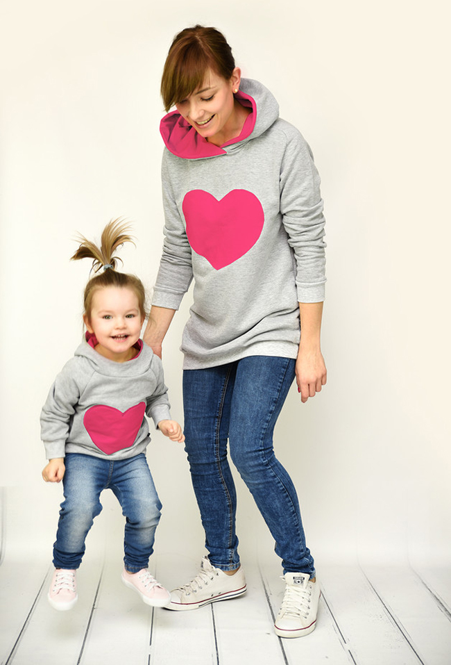 mother and daughter moletom com capuzs