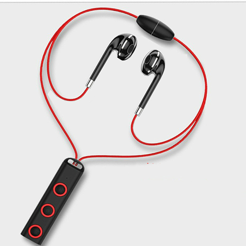 

BT313 Wireless Headset Bluetooth Headphone Magnetic Neckband Sport Bluetooth Earphone Headphones with Mic for phone iphone, Red