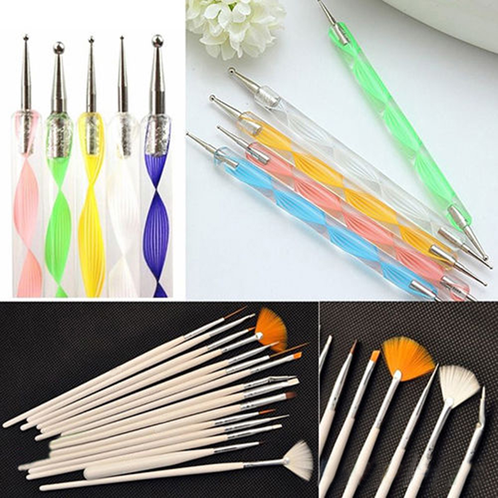 

New Nail Art UV Gel Painting Pen Brush Tool Home DIY Pen Design Painting Brush Set For Salon Manicure Tools, 02