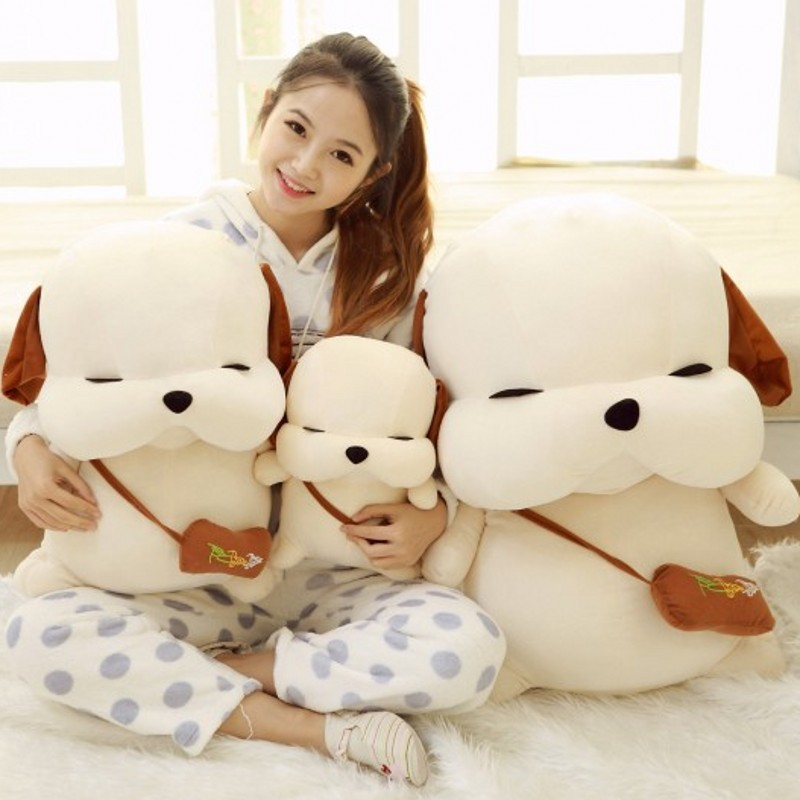 

Stuffed Animals Kids Toys Cute Plush Homeless Stray Dogs Doll Lifelike Plush Toys Stuffed Lovely Dolls Baby Kids Girlfriend Best Gifts, Brown