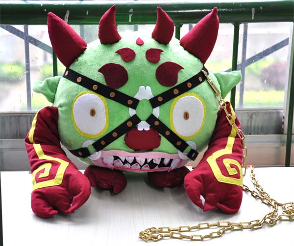 

Blue Exorcist Amaimon The Monster Behemoth 36cm Anime Toy Plush Cartoon Doll mascot, Red hand