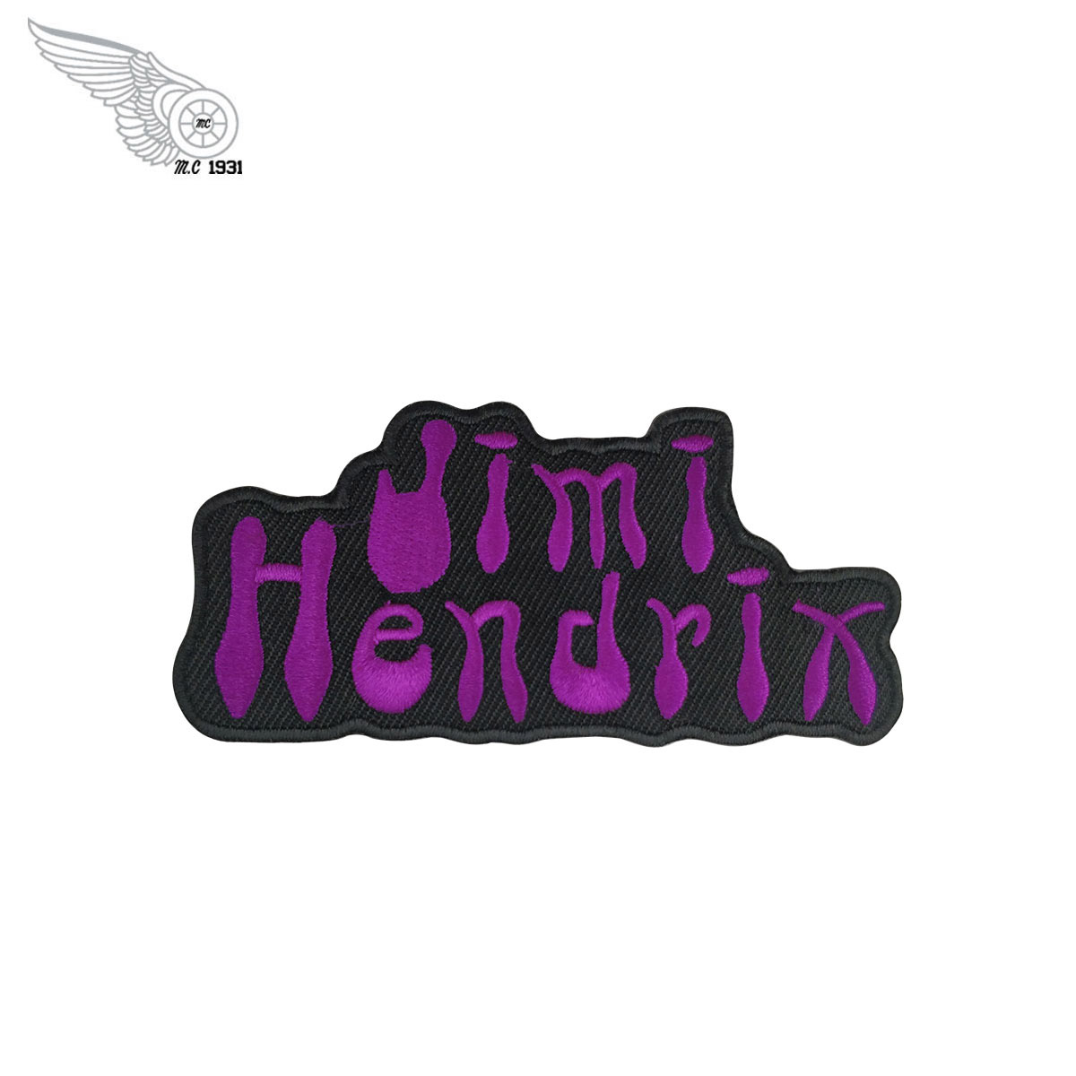 

Hot Sale Free Shipping Jimi Hendrix Guitar music Rock Metal sew iron on Patch Badge Embroidery, Black