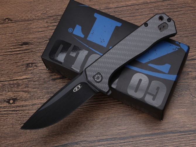 

Zero Tolerance Rexford Design Flipper Tactical Folding Knife ZT0804CF CTS 204P Carbon Fiber Handle Survival Pocket EDC Tools Collection