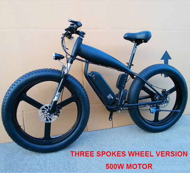 3 Spokes 500W Black