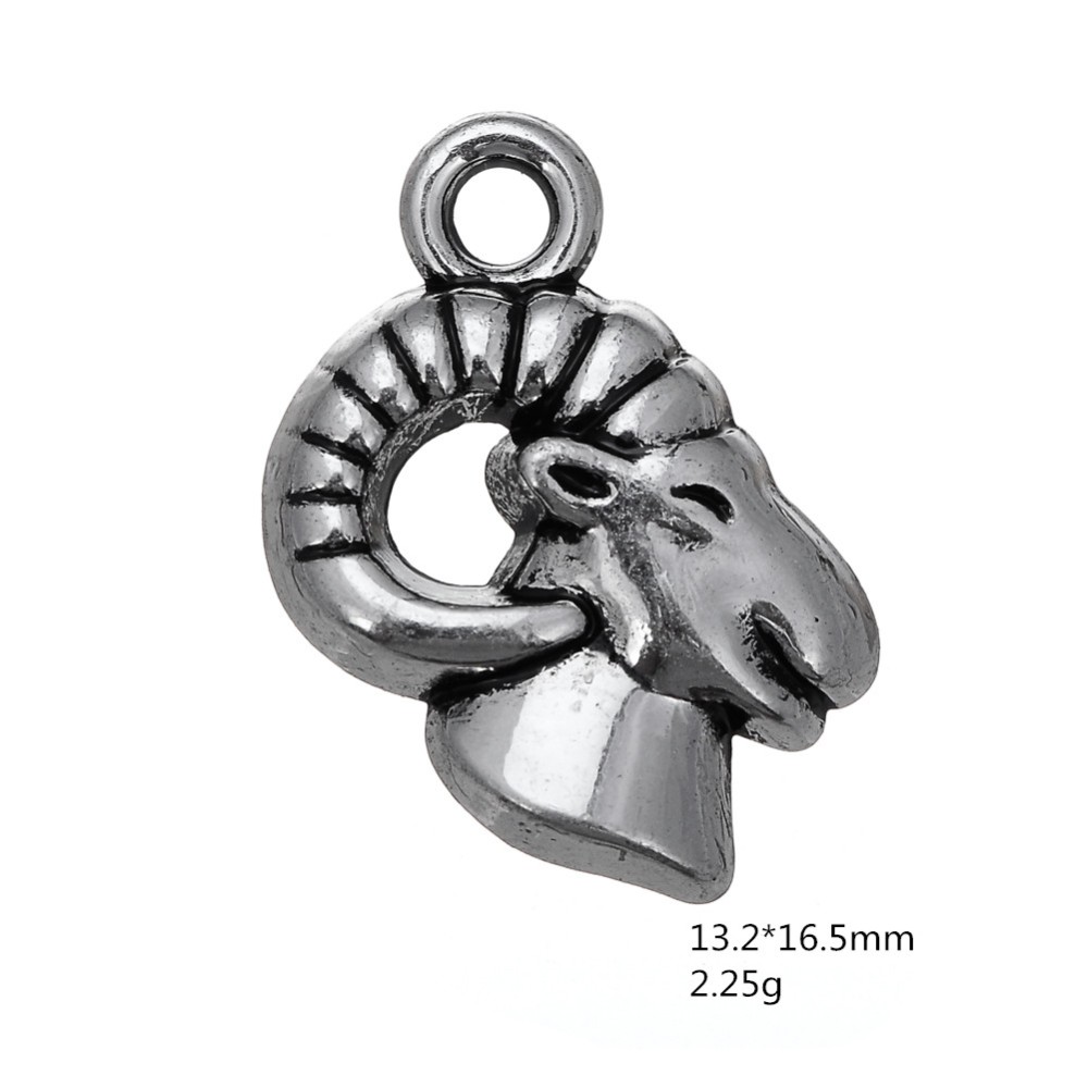 2021 DIY jewelry sheepshead animal charm goat pendant bracelets & necklaces making for men or women-image-420763295