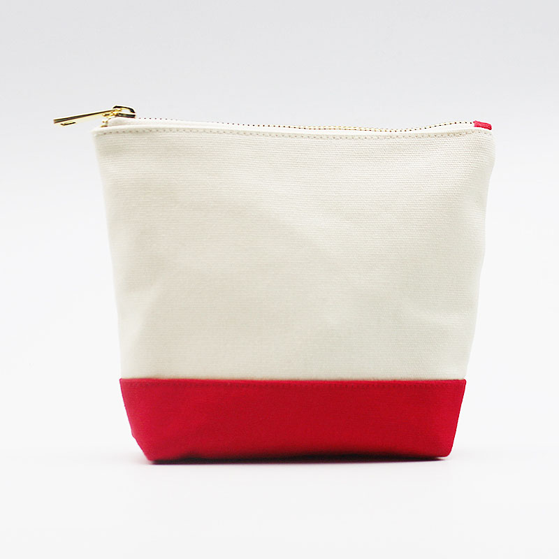 canvas zipper makeup bolsas wholesale