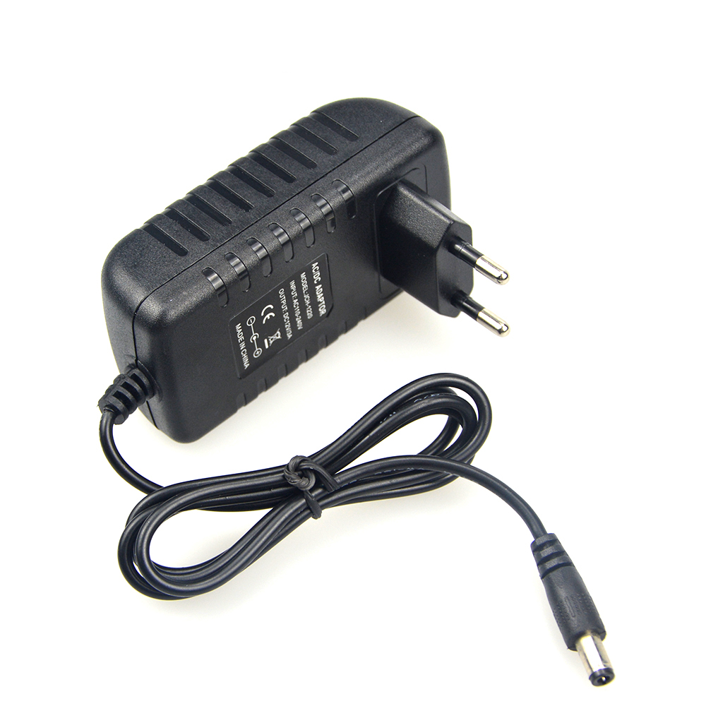 

12V 3A 36W Power Adapter EU Plug Power Supply 220V 230V AC Input DC Output 5.5mm*2.1mm For Led Light Strips or CCTV Products
