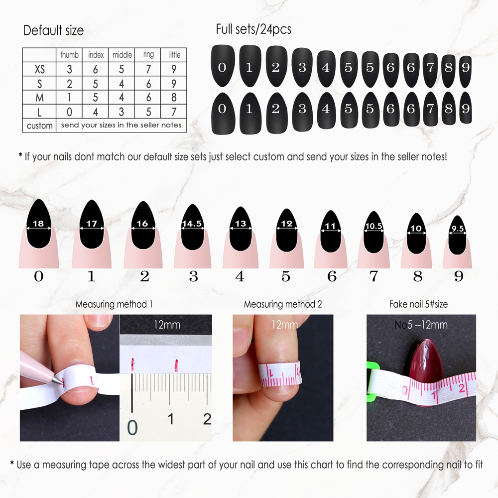 Nail Length Chart