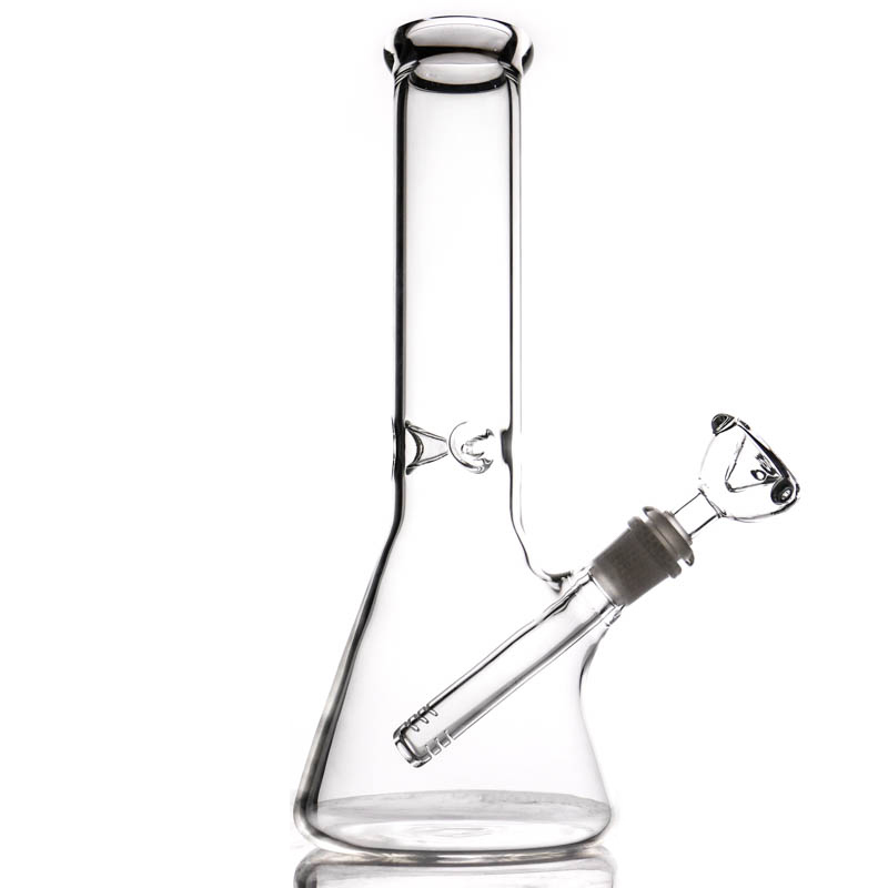 

10.6 inches hookah glass water bongs ice catcher simple thickness bong for smoking with downstem and bowl oil rig