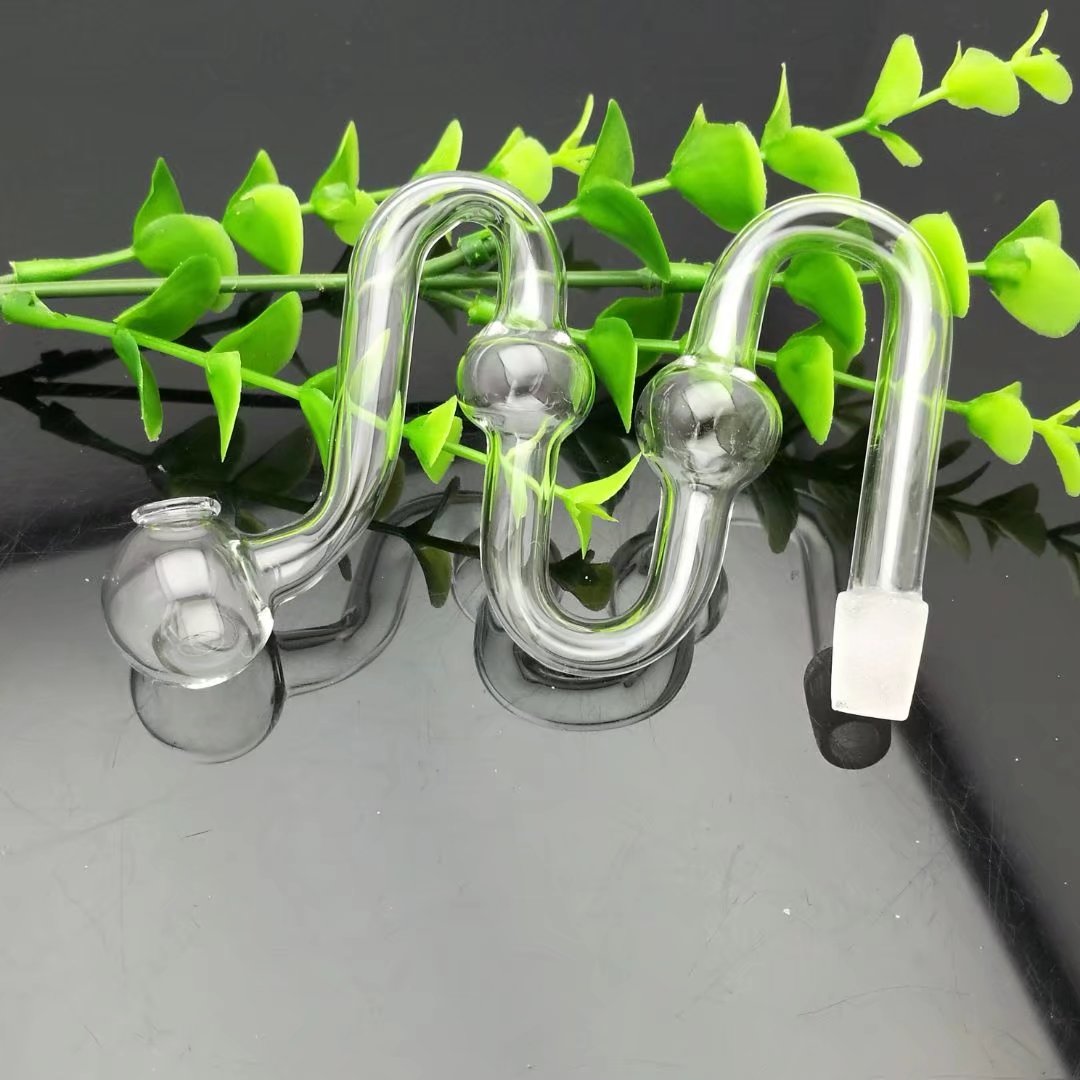 

Double bubble pot M Wholesale bongs Oil Burner Glass Pipes Water Pipes Glass Pipe Oil Rigs