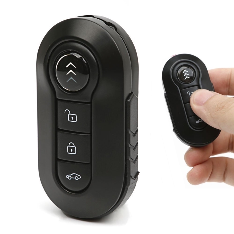 HD 1080P Metal Car Key Chain Mini SPY Hidden Camera DVR Motion Detection IR Cam