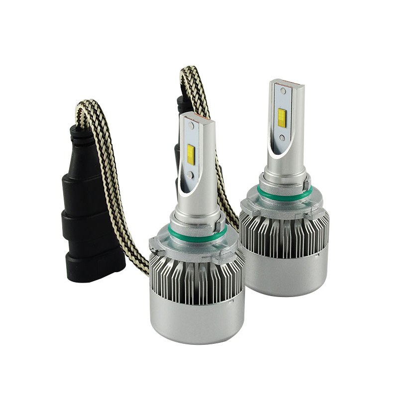 

2PCS H1 H3 H7 H11 9006 H4 HB3 Car Headlight LED Bulb 7600Lm 72W Truck Fog Head Lamp All In One #C6F
