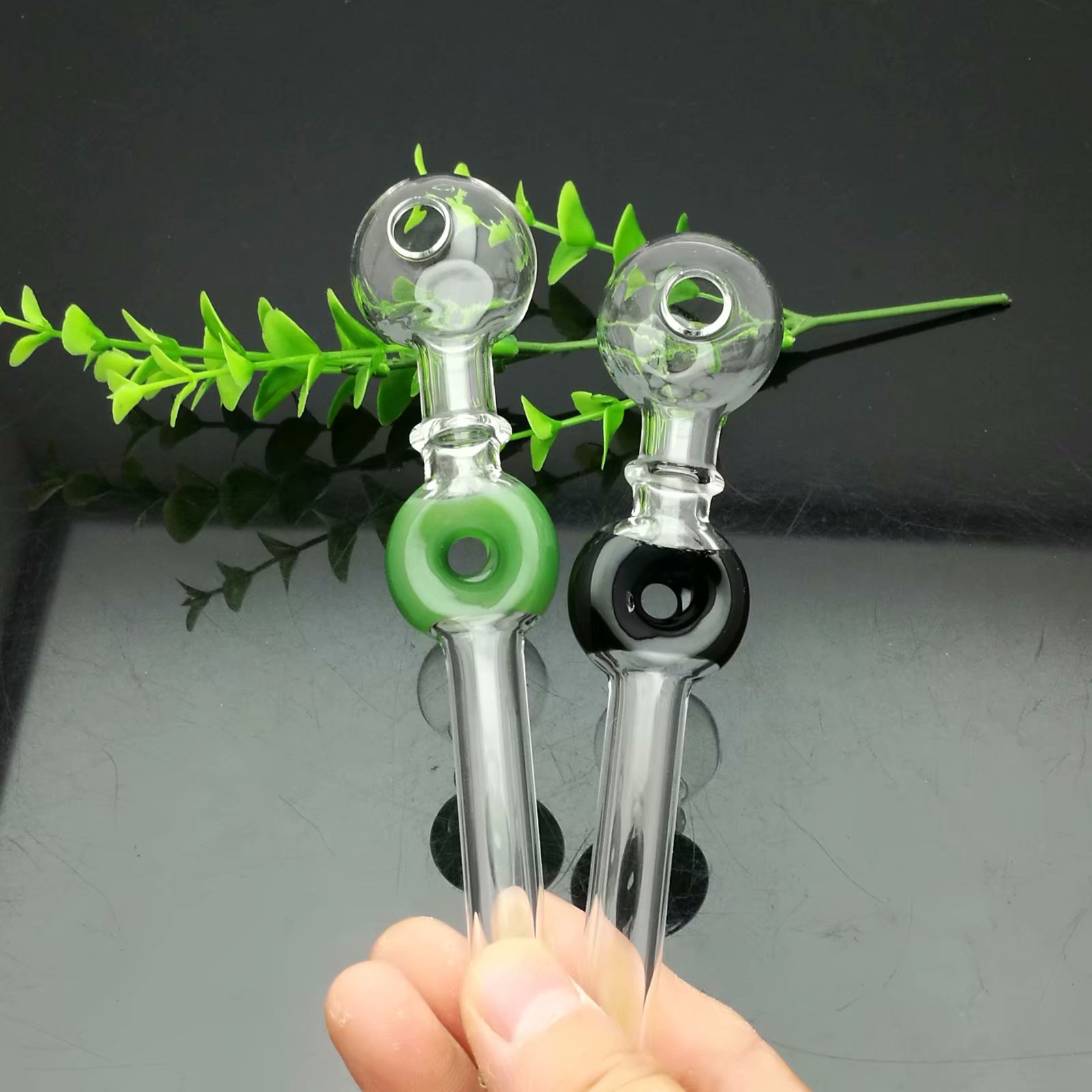 

New coloured circular glass bullets Pipes Smoking Glass Bongs Glass Bubblers For Smoking Pipe Mix Colors