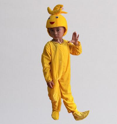 

2017 New style children Cosplay Banana Fruits perform Sequins clothing Boys and girls Dance Conjoined clothes long style, Black