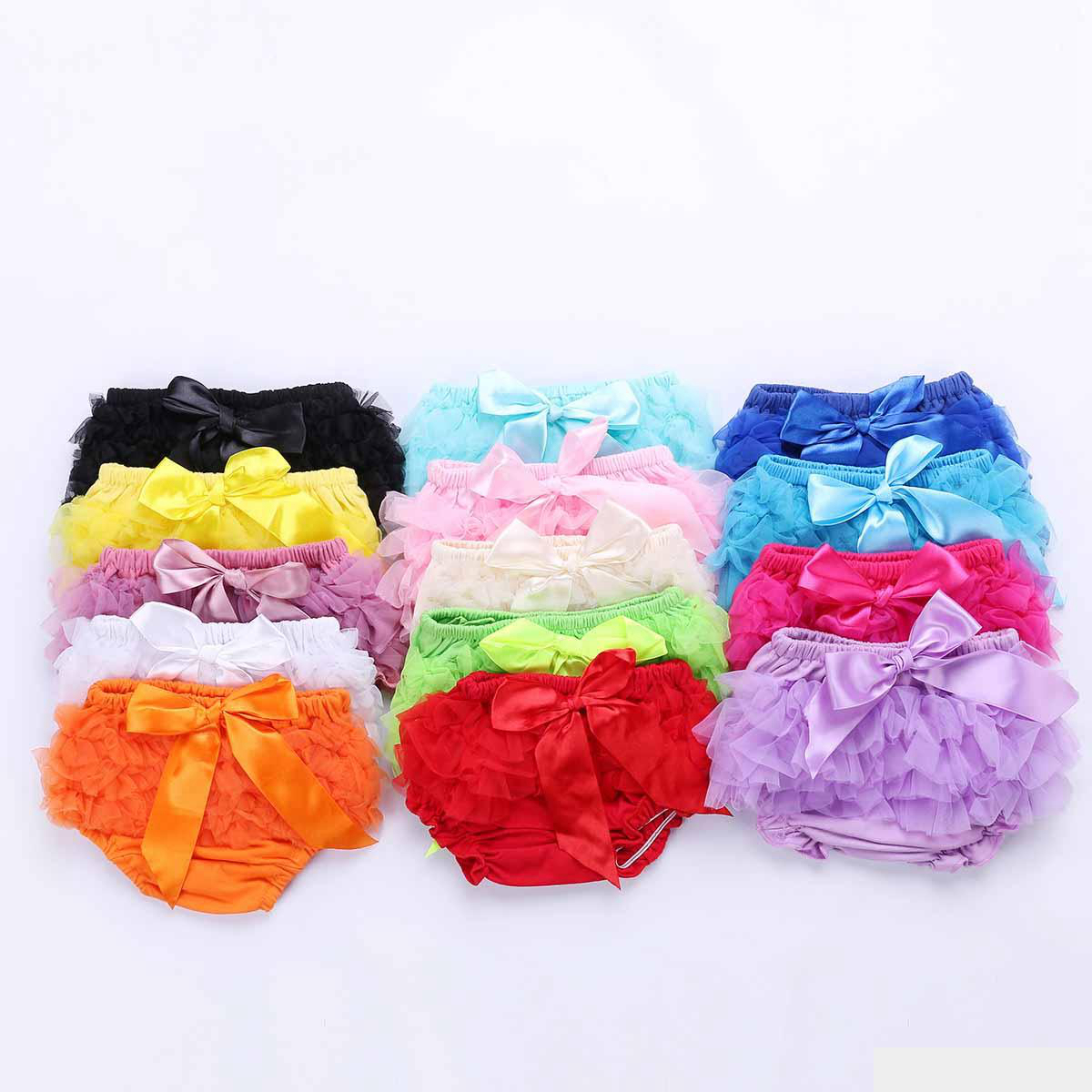 

Baby Skirt Ruffles Chiffon Bloomer Tutu Skorts Infant Cotton Bow PP Shorts Kids Lovely Skirt Diaper Cover Underwear Skirts YFA555, Blue