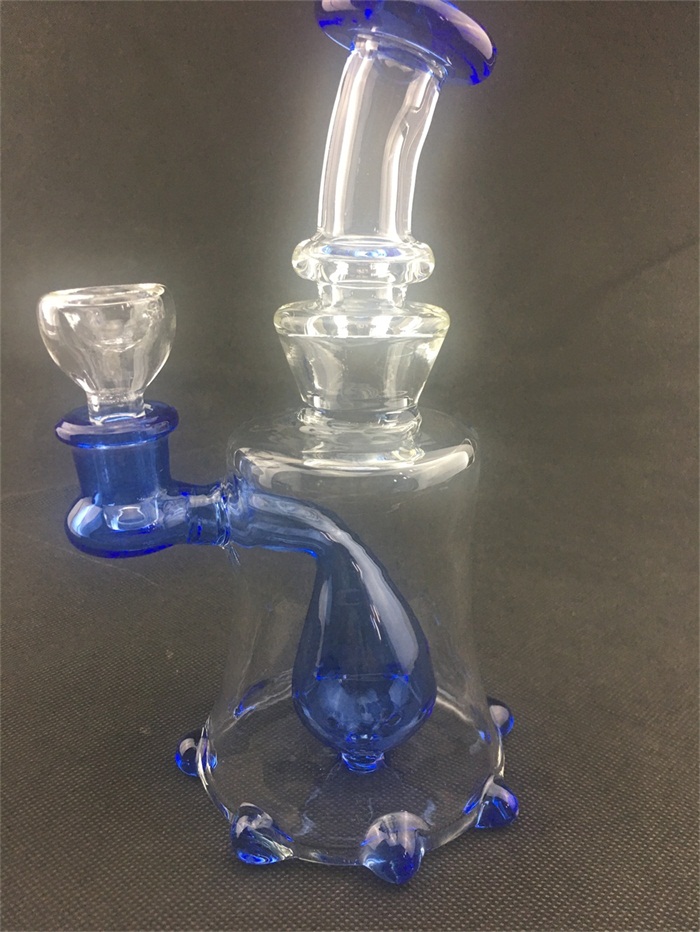 

6-inch smoking set, drill tower glass water pipe, 14mm joint, factory direct price concessions