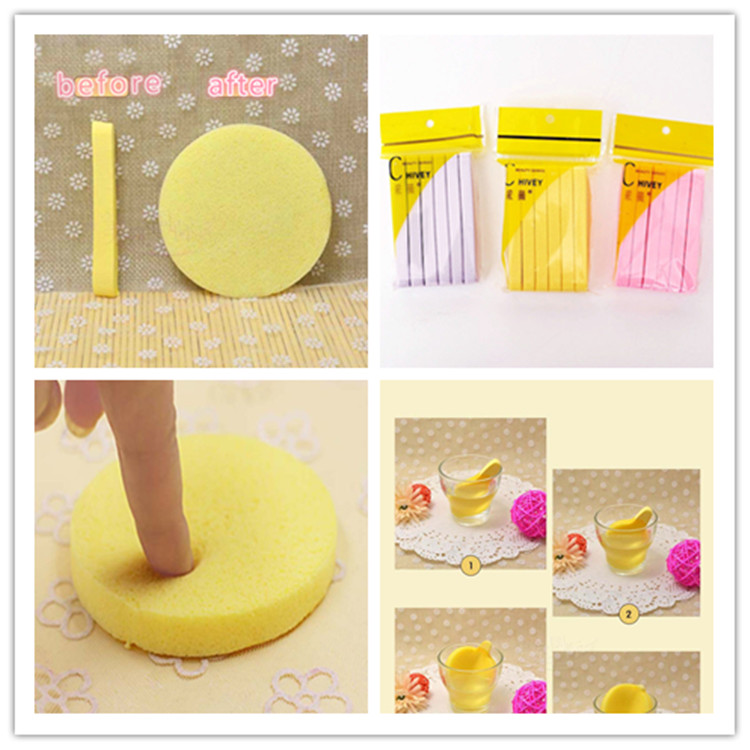 

Soft Compressed Sponge Face Cleaning Sponge Facial Wash Cleaning Pad Exfoliator Cosmetic Puff Face Cleaning