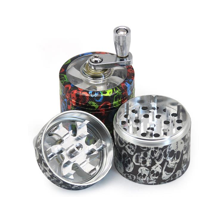 

The four level is hand operated applique smoker, diameter 50MM, mixed color aluminum alloy grinder