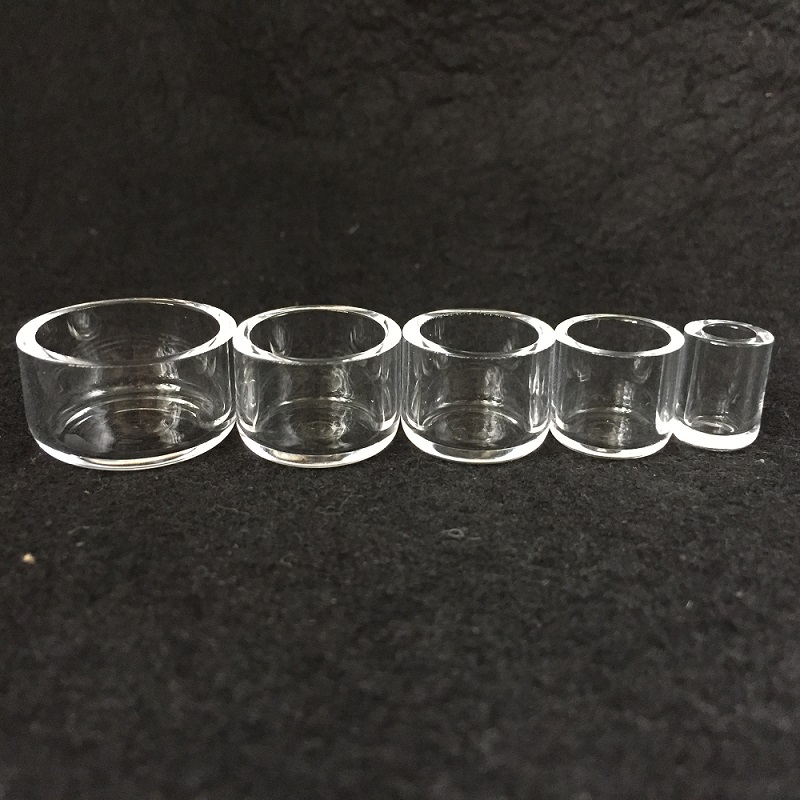 

Cheap High Quality Flat Top Bottom Thermal Skillet Quartz Phat Bowls Insert Phat Drop for XL XXL Thick Domeless quartz banger Water Pipes