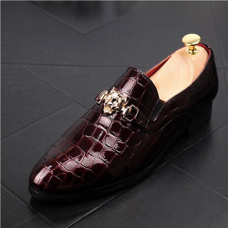 

New style France Brand Mens Loafers Leather Casual Flats Men Loafers Shoes Breathable Zapatos Hombre Black Slip on Shoe