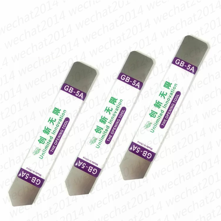 

200PCS GB-5A Stainless Steel Soft Thin Pry Opening Tool Metal Crowbar Unlimited innovation Tool for Touch Screen Cell Phone Housing Repair