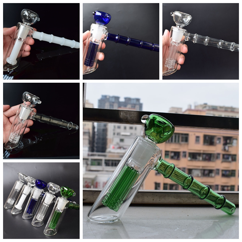 

New glass hammer 6 Arm perc glass percolator bubbler water pipe matrix smoking pipes tobacco pipe bong bongs showerhead perc two functions