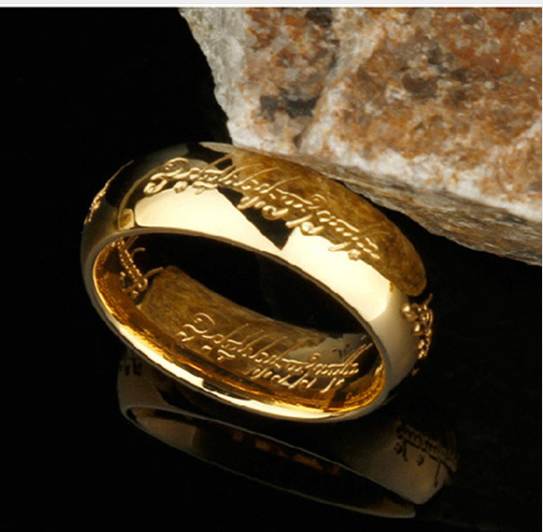 

18KGP Titanium Steel Classic Men's Rings Free Shipping (GR147)