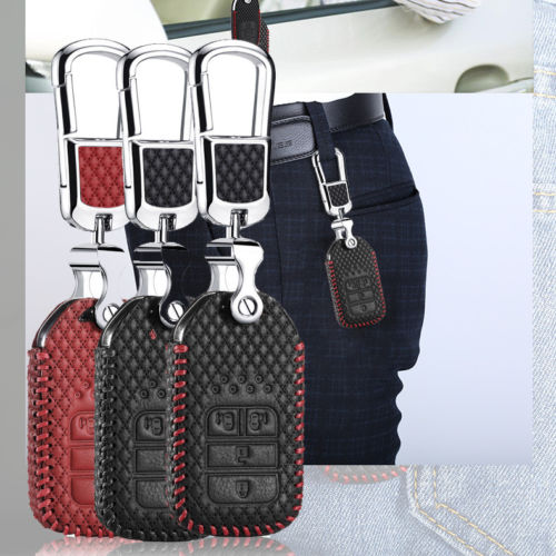 

Smart Key Remote Entry Fob Case Cover / Key Chain For Honda Odyssey 2017, Red