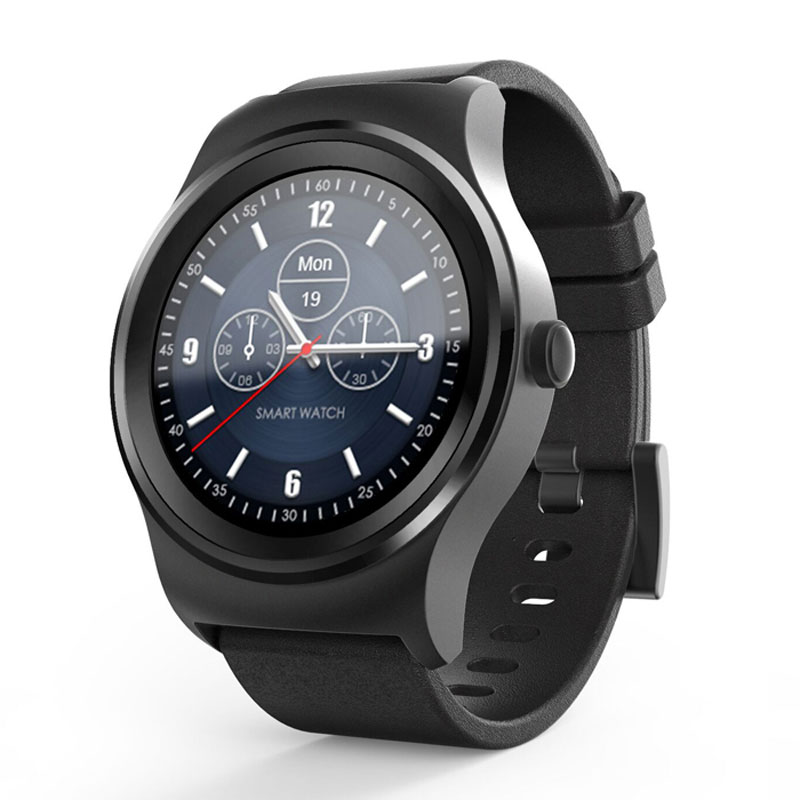 Black leather strap