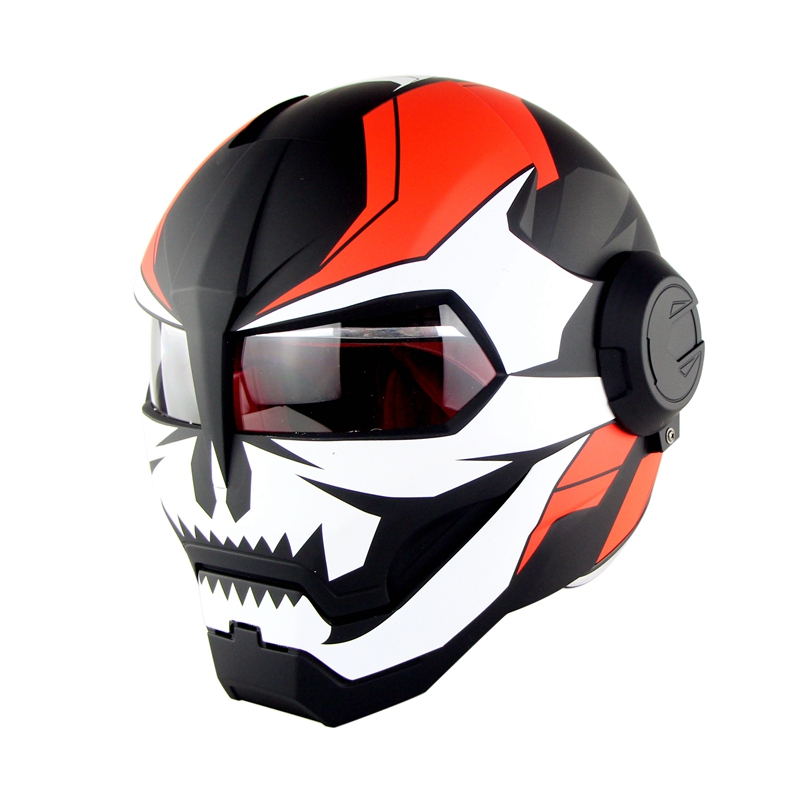 matte white skull