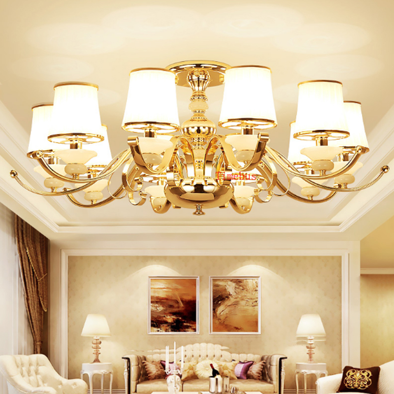 European Style Ceiling Lights Modern Living Room Suction Restaurant Bedroom Glass Ceiling Lamps Hotel Beauty Salon Surface Mounted Lighting Fixtu-image-407857184
