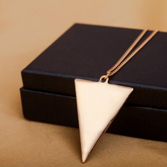 

jewelry necklace for women triangle geometric figure family fashion wholesale simple hot fashion free of shipping