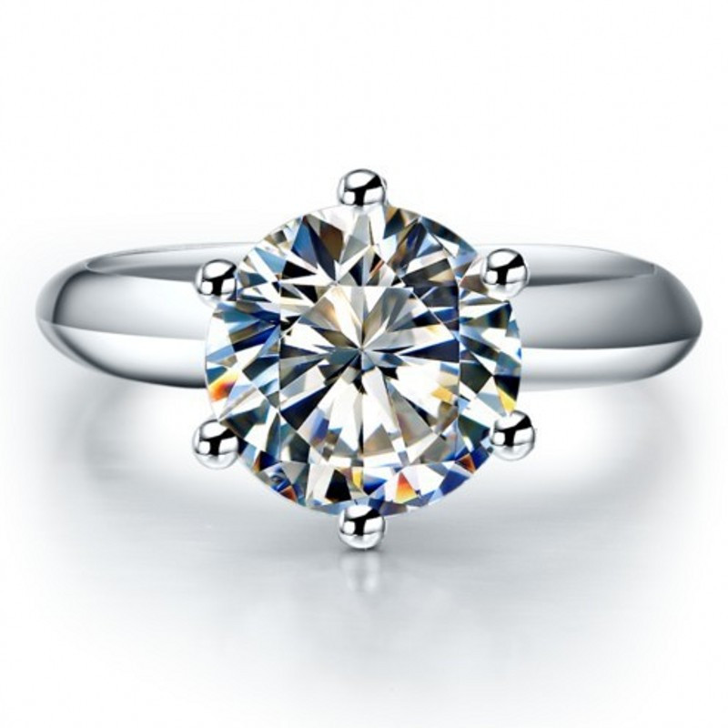 

2016 NEW design Fashion Jewelry Luxury Women Engagement ring 5A Zircon 5A Zircon stone 925 sterling Silver Wedding Band Ring