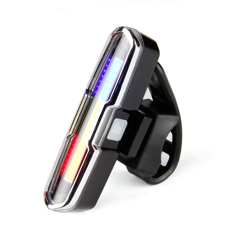 USB Rechargeable LED Bicycle Light Waterproof Front Rear Tail Warning IS