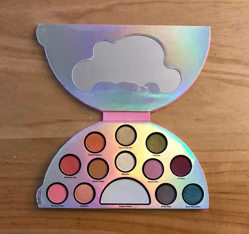 

2018 New LIFE ' SA palette love & UNICORNF matte Eyeshadow Palette 13 Colors Eyeshadow Makeup palette Free shipping