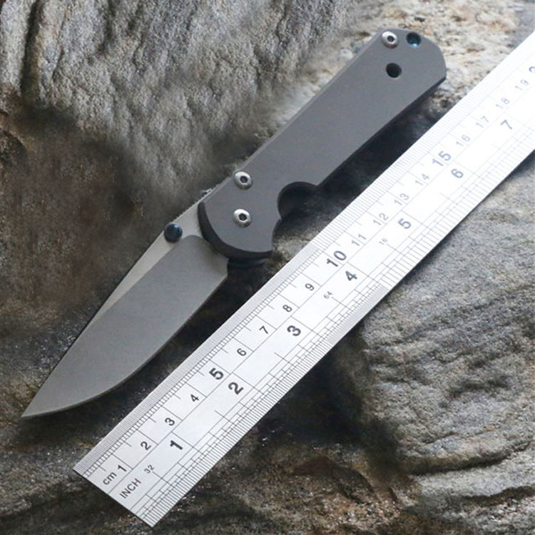 

Chris Reeve small Sebenza folding knife D2 blade TC4 Titanium handle camping hunting outdoor survive travel knife EDC tools