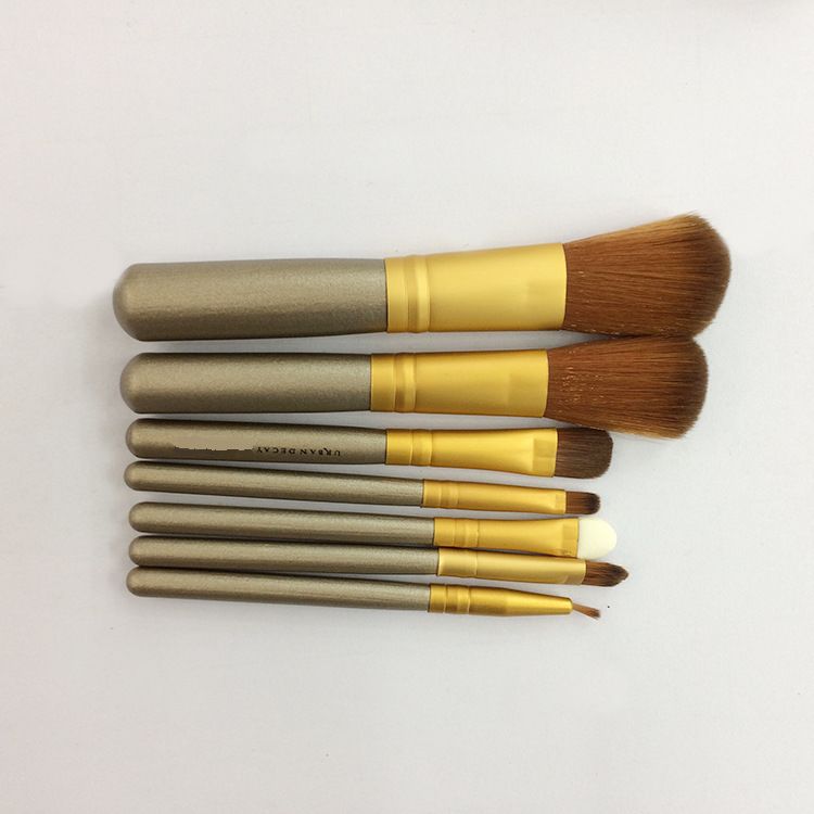 7 Pcs Cosmetic Makeup Brushes Set Powder Foundation Eyeshadow Eyeliner Lip Brush Tool Brand Make Up Brushes pincel maquiagem 200 pcs/lot DHL-image-427838738