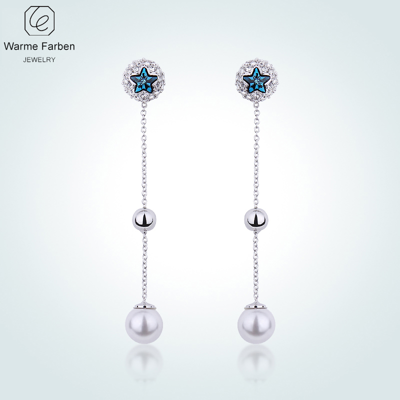 Pendientes de aleación con incrustaciones de diamantes de imitación femenina oreja joyas Fiesta Gótico Pendiente CB