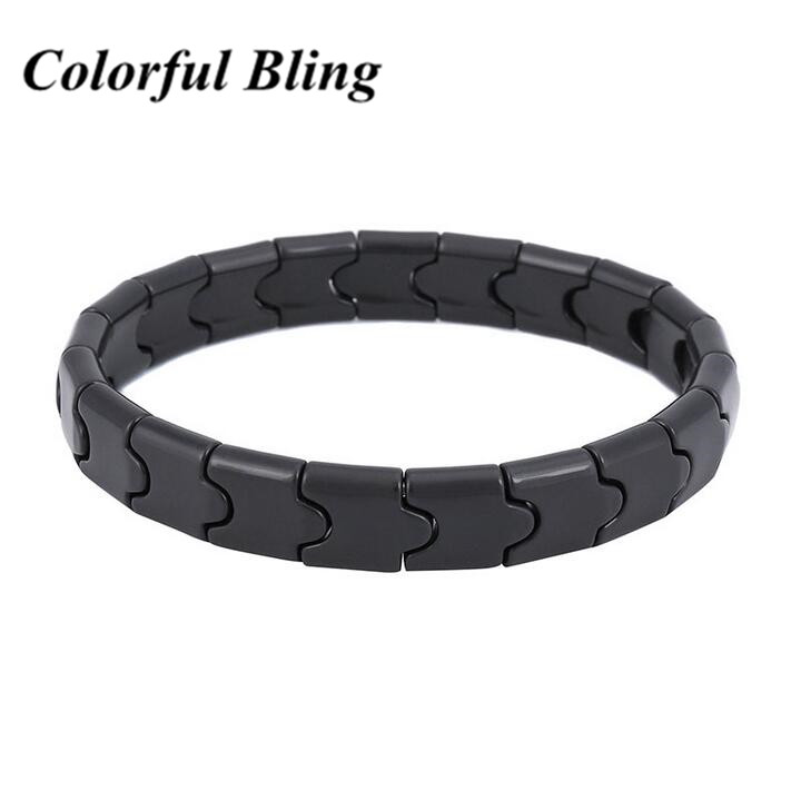 

Fashion Health Jewelry For Man and Woman Natural Stones Wrist Bracelets Black Tourmaline Bracelets