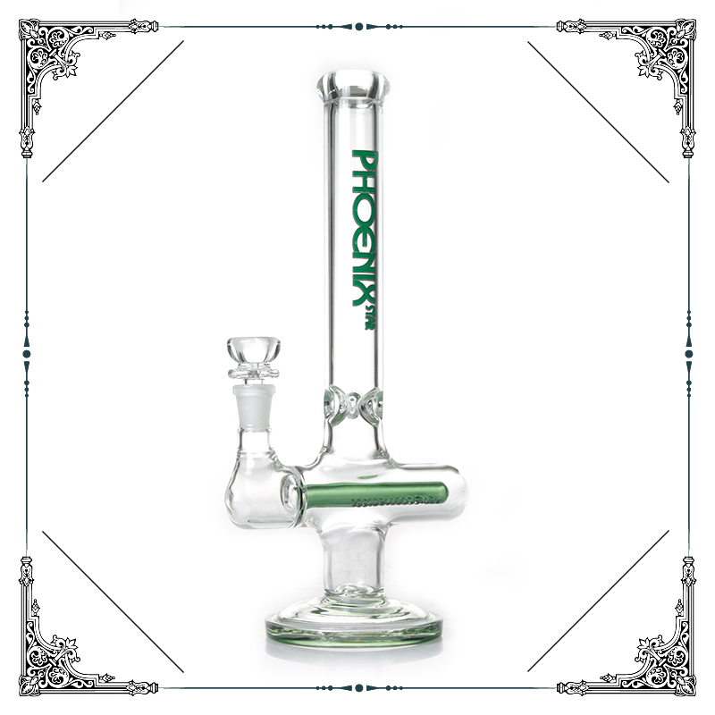 

phoenix glass cross Bongs 12 inches Hookahs Water Pipes Smoking Bongs Oil Rigs Dab Recycler Rig With inline perc hf factory wholesale