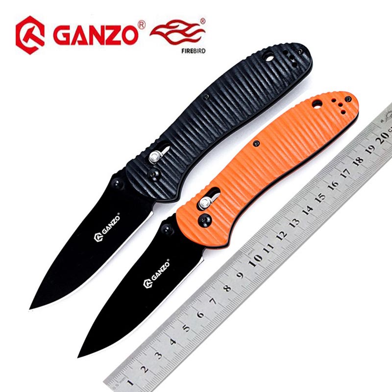 

Firebird Ganzo G7393P 58-60HRC 440C blade G10 handle folding knife outdoor tactical camping EDC tool Hunting Pocket Knife