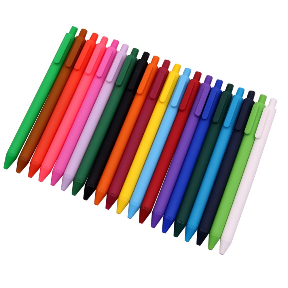 

20 Pcs 20 Colors Mixed Painting Ballpoint Pen Tip 0.5mm Large Capacity Ink Mae Soft And Plastic Facile Writer Gift Pens Packs, 1 box 20 pcs