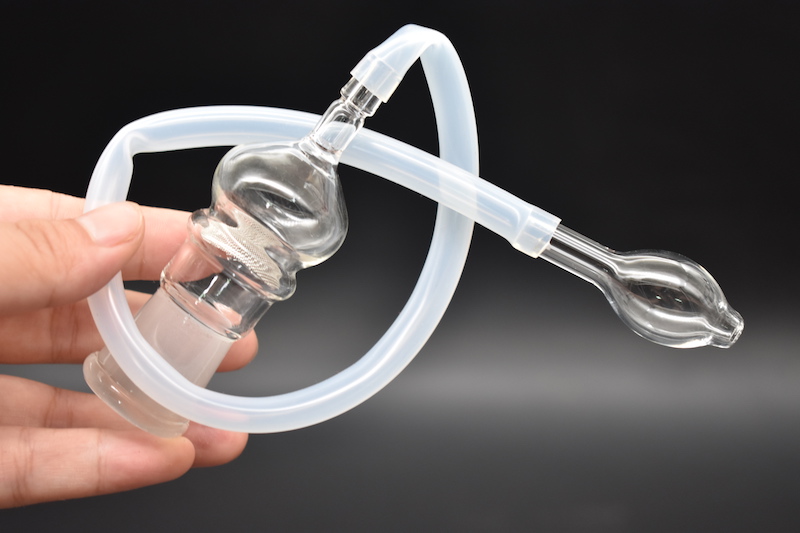 

New design thick Whip adapter kit for water bongs glass adapter kit mouthpiece 18.8mm female Vapor Whip adapter for oil rig bongs